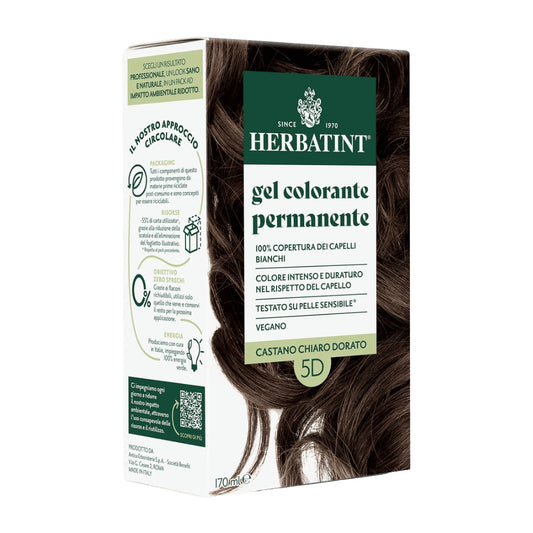 Gel Colorante Permanente 5D Castano Chiaro Dorato