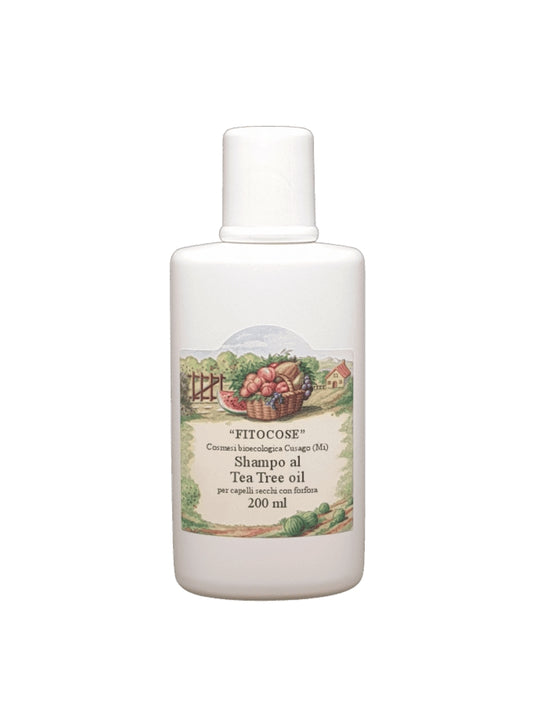 Shampoo al Tea Tree Oil – Detergente Purificante per Capelli Secchi con Forfora