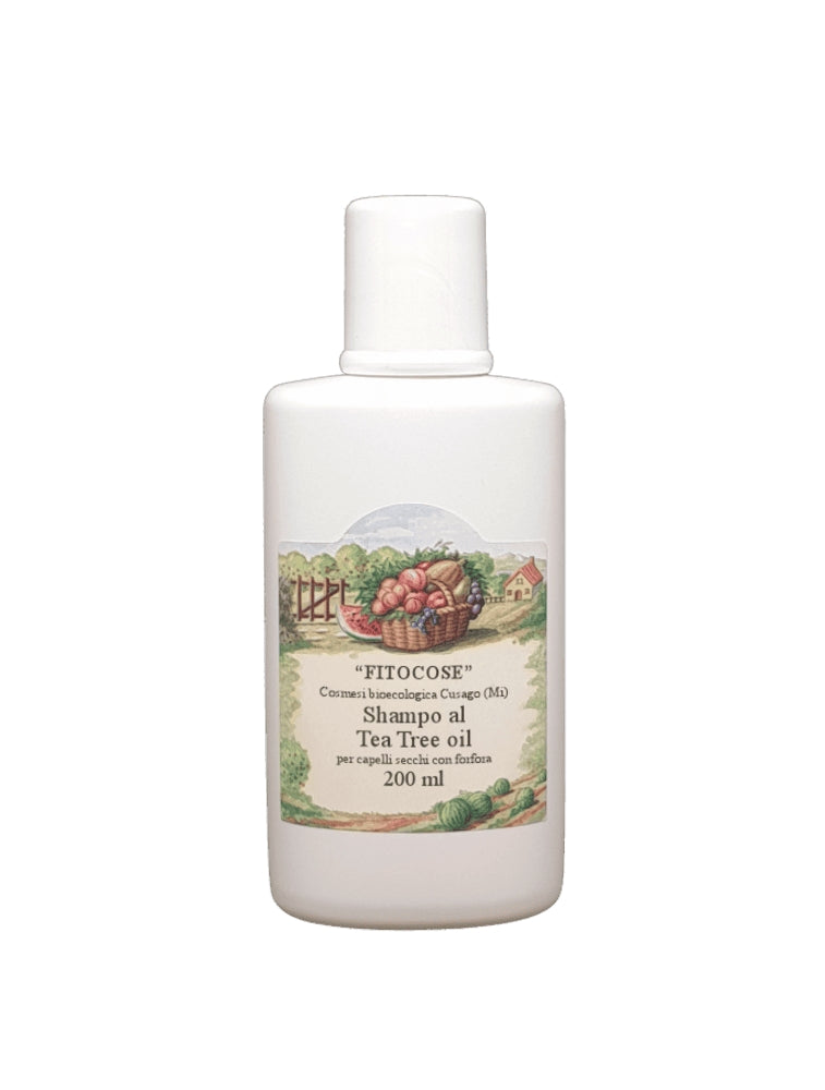 Shampoo al Tea Tree Oil – Detergente Purificante per Capelli Secchi con Forfora
