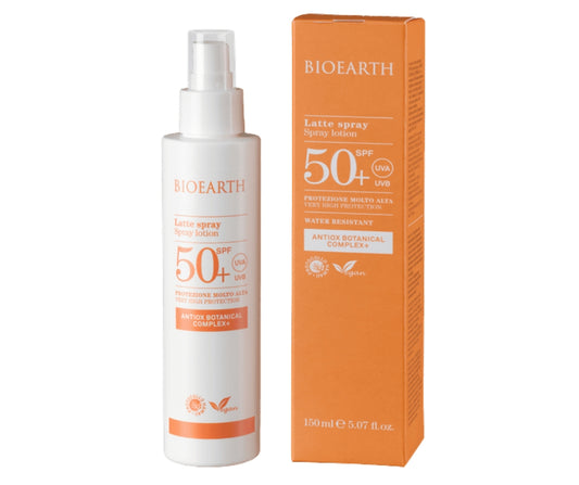 Latte solare spray SPF 50+ con Antiox Botanical Complex+