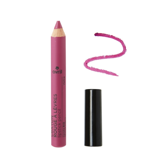Lápiz labial rojo morado