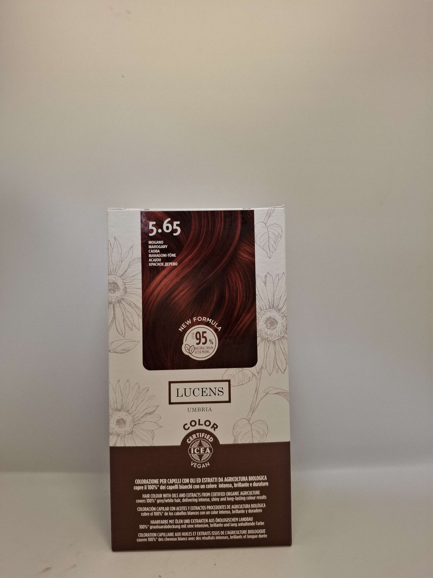 Tinte sin amoniaco 5.65 - Caoba