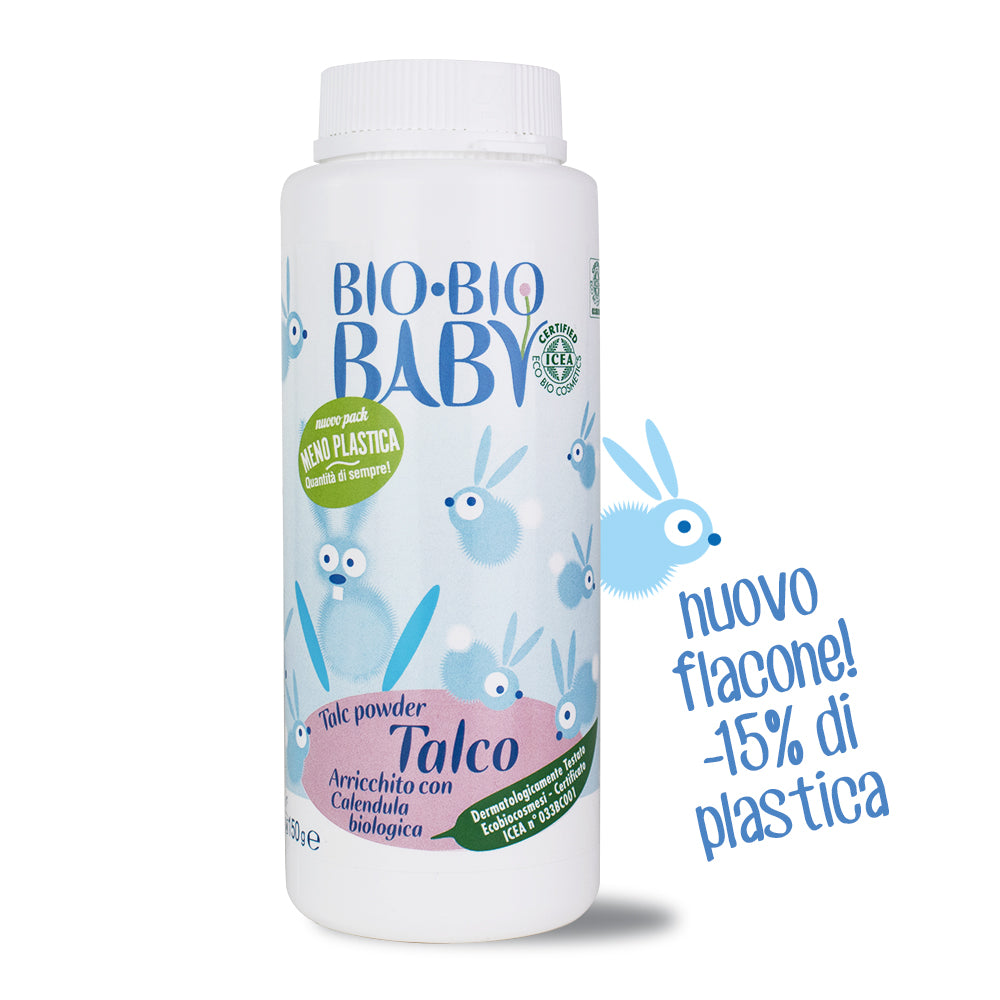 Talco para bebé de caléndula
