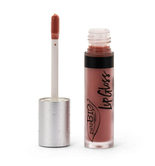 Prana Bloom Lipgloss- Rose Glitz 02