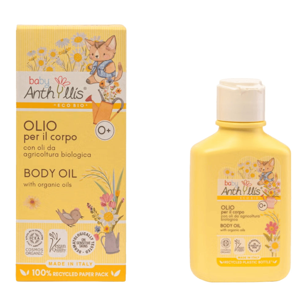 Aceite corporal para bebé