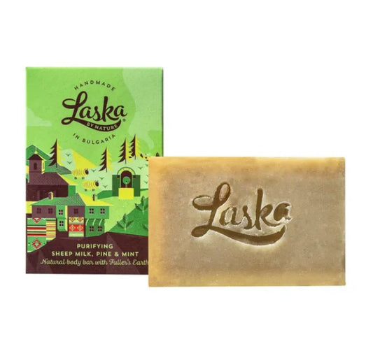 Pino & Menta Leche de Oveja – Jabón Energizante & Purificante