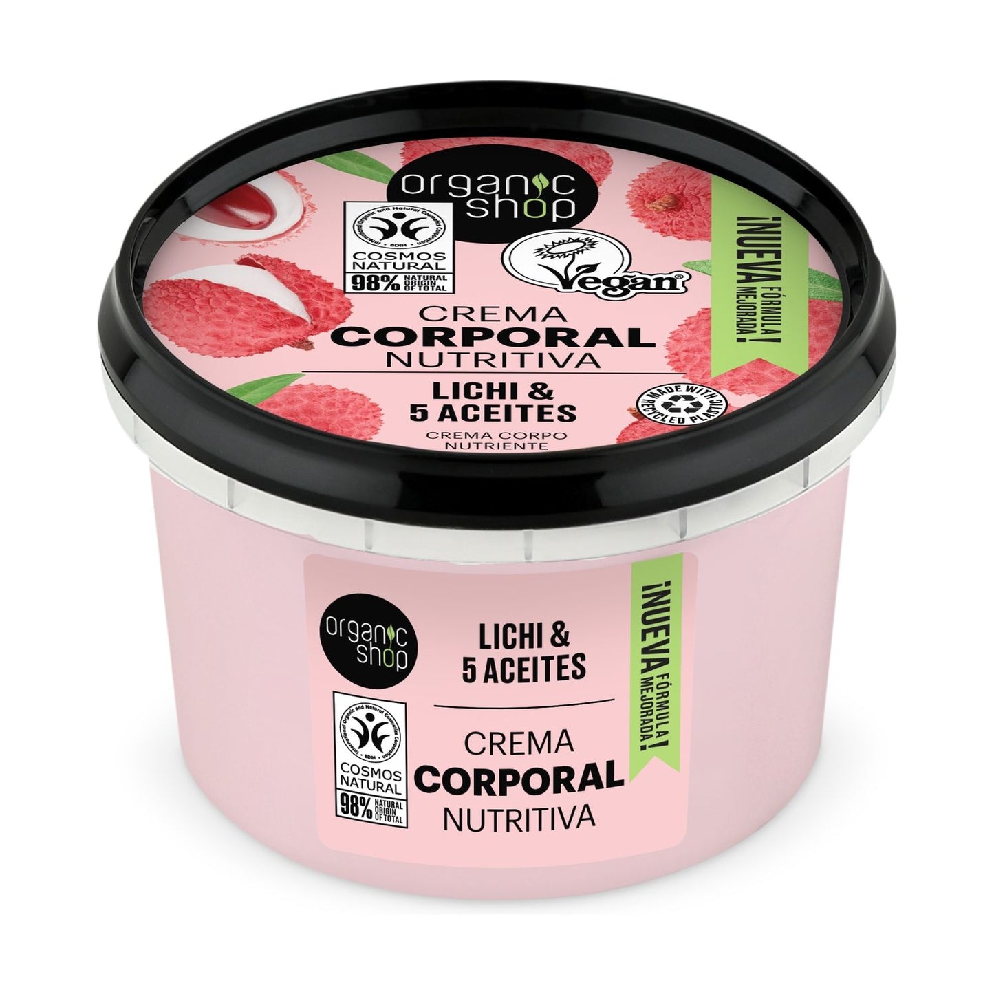 Crema Corporal Natural Lichi Rosa