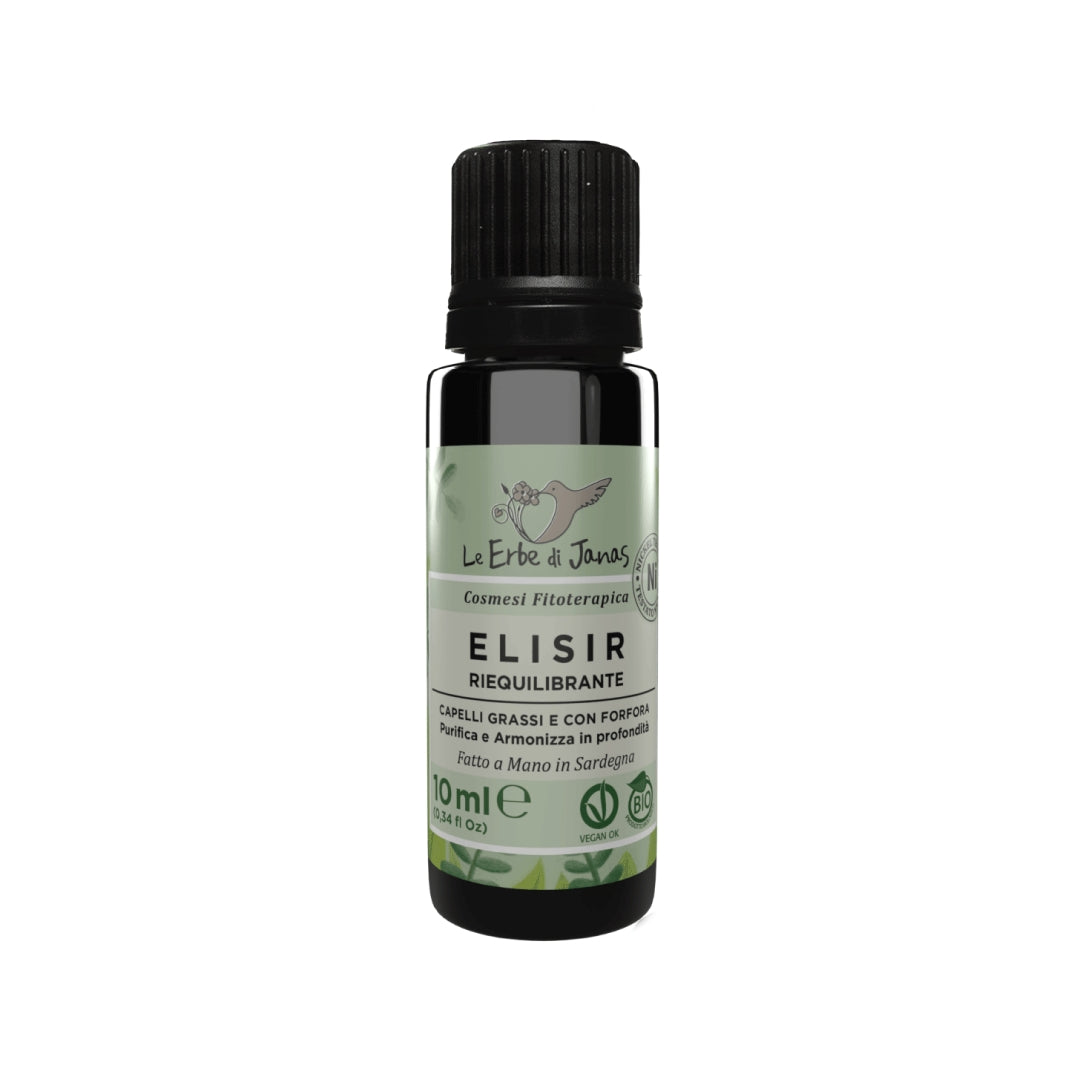 Elixir reequilibrante para cabello graso y caspa