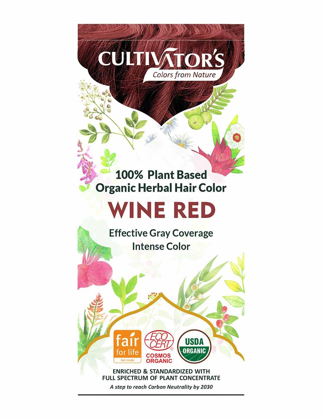 Tinte Vegetal Orgánico - Rojo Vino