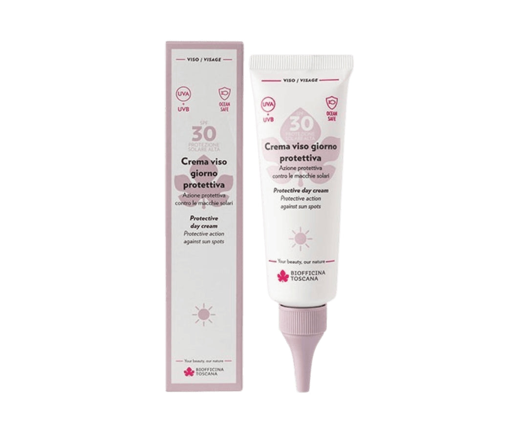 Crema viso giorno protettiva SPF30 – Biofficina Toscana