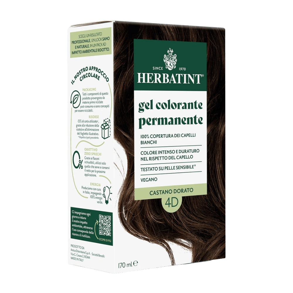 Gel Colorante Permanente 4D Castano Dorato