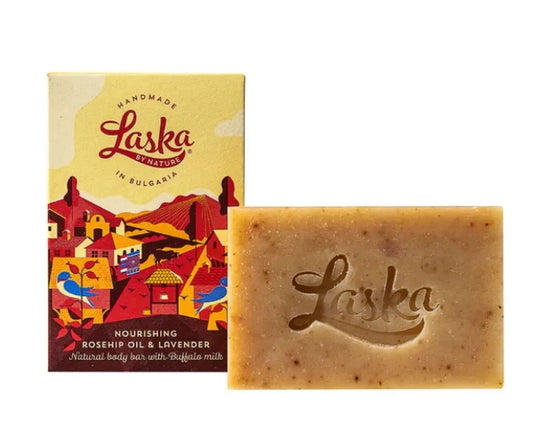 Jabón Nutritivo Exfoliante – Aceite de Rosa Mosqueta & Leche de Búfala