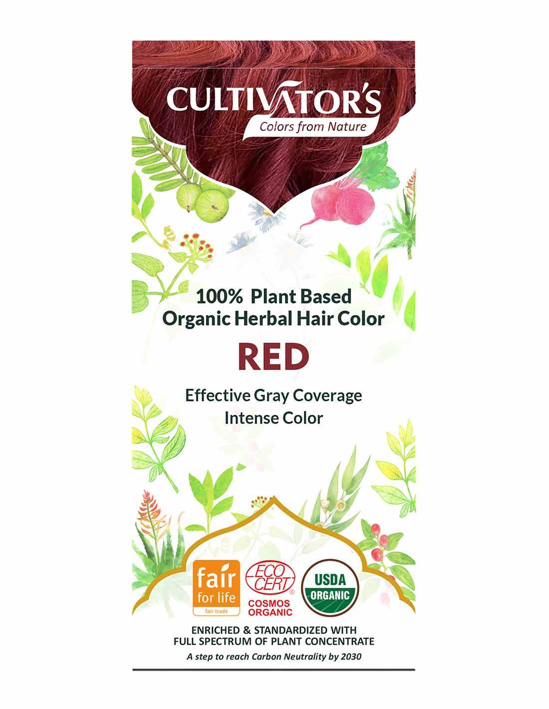 Tinte Vegetal Orgánico - Rojo