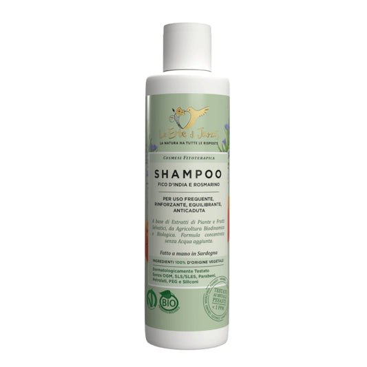 Mini Shampoo Rinforzante per Uso Frequente con Fico d'India