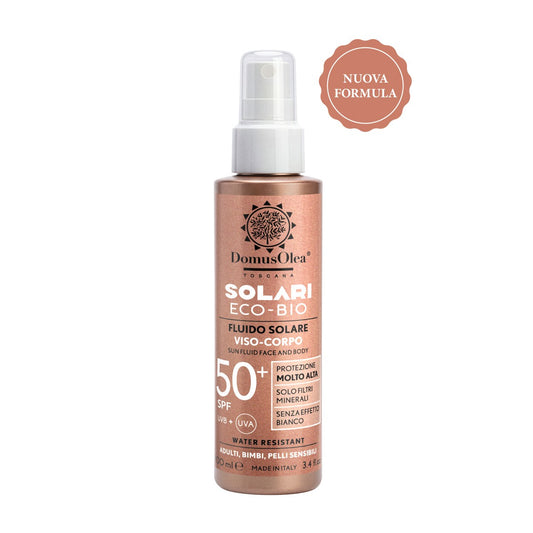 Fluido Solare Viso Corpo SPF 50 con Protezione Alta