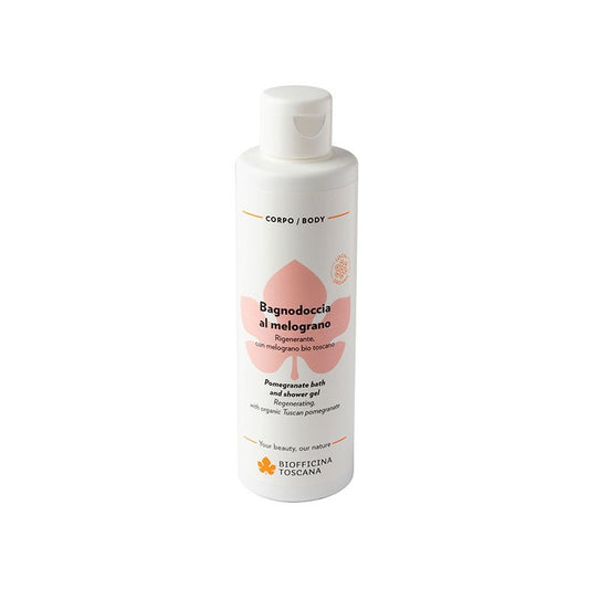 Gel de baño de granada