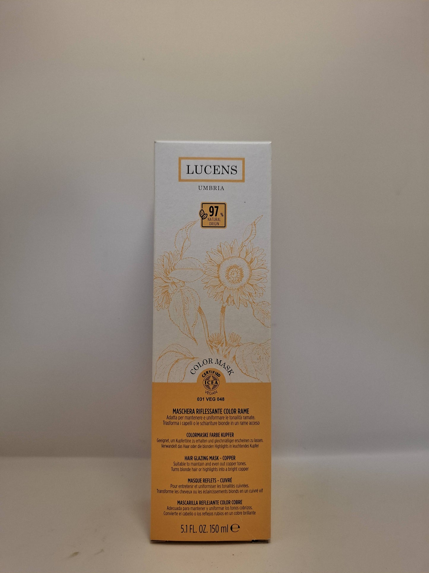Lucens Color Mask - Maschera Riflessante Capelli Rame