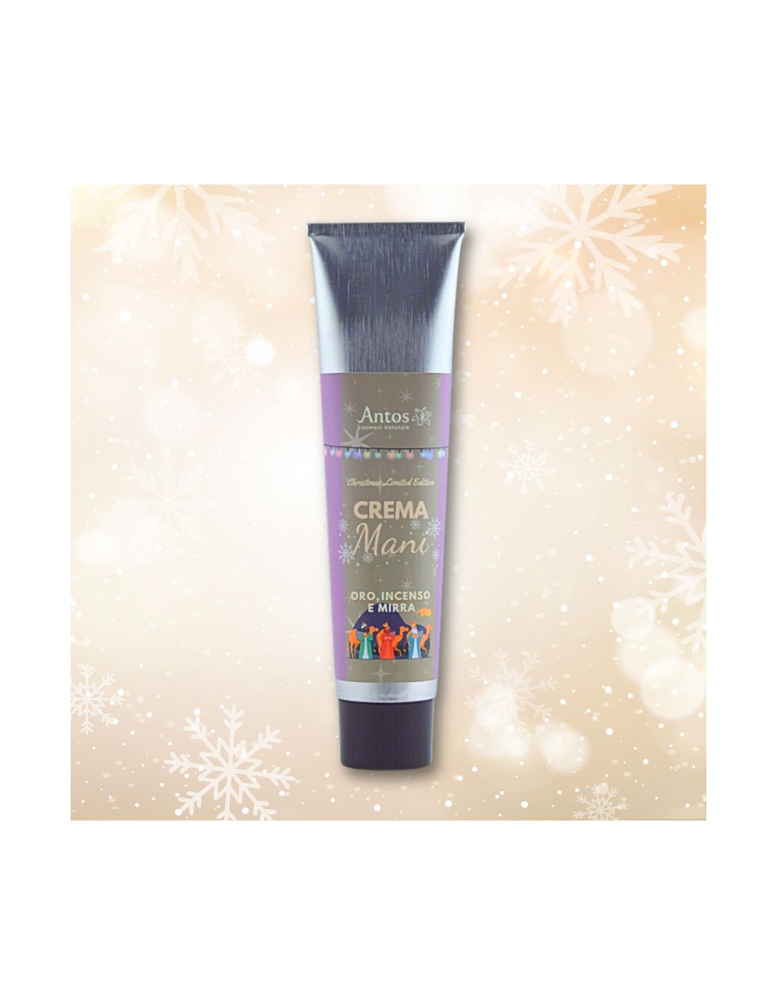 Crema de Manos Oro, Incienso y Mirra con Purpurina