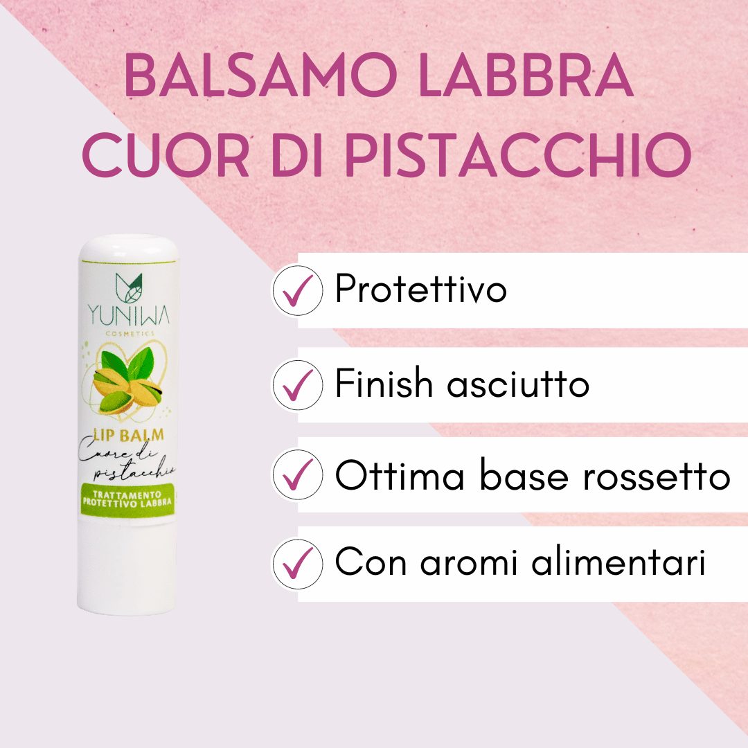Bálsamo Labial Protector - Corazón de Pistacho - Yumibio Espana