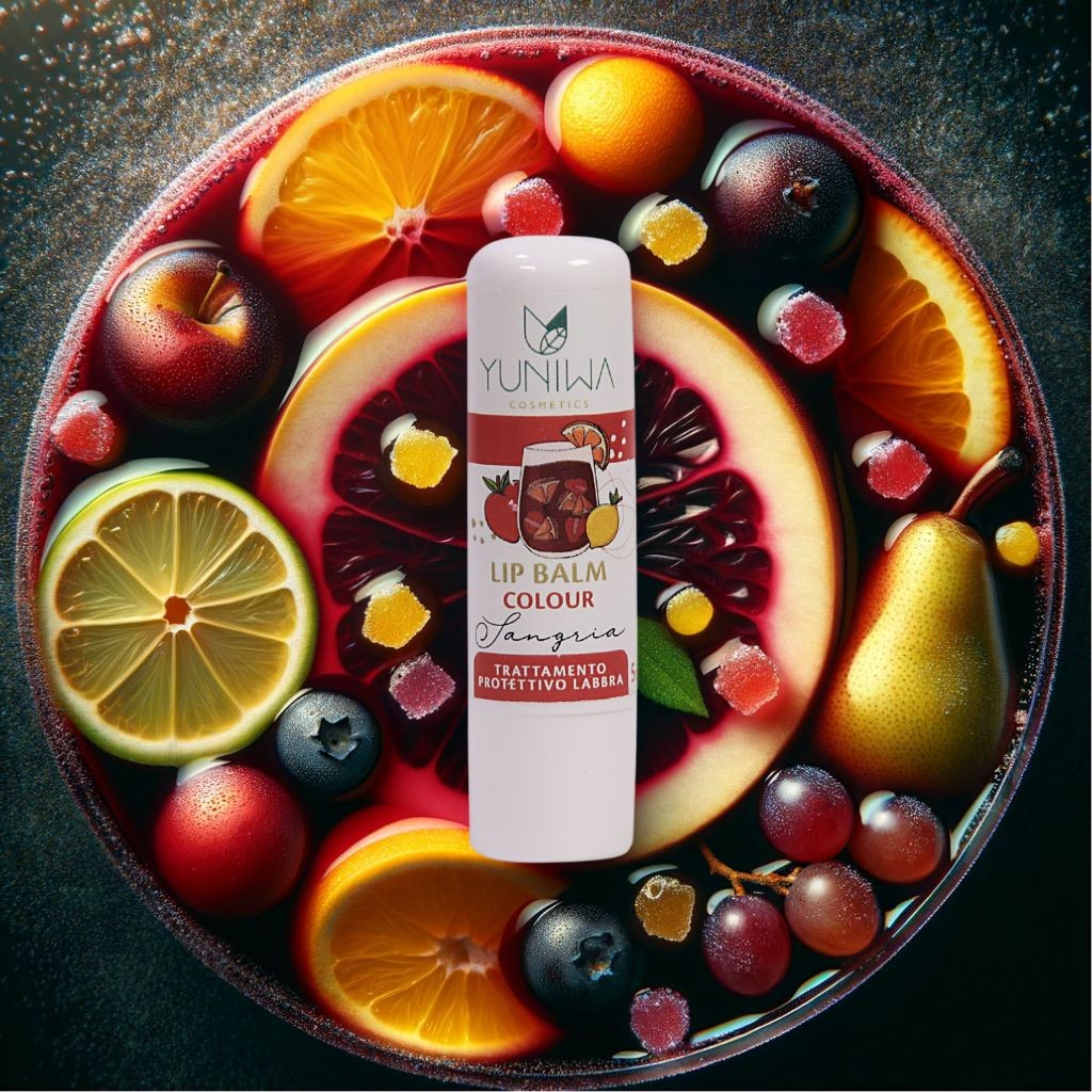 Bálsamo Labial Protector Coloreado - Sangria - Yumibio Espana