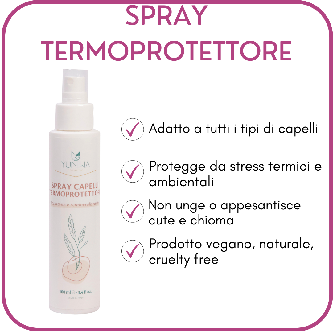 Spray Protector de Calor - Hidratante y Remineralizante - 200 ml - Yumibio Espana