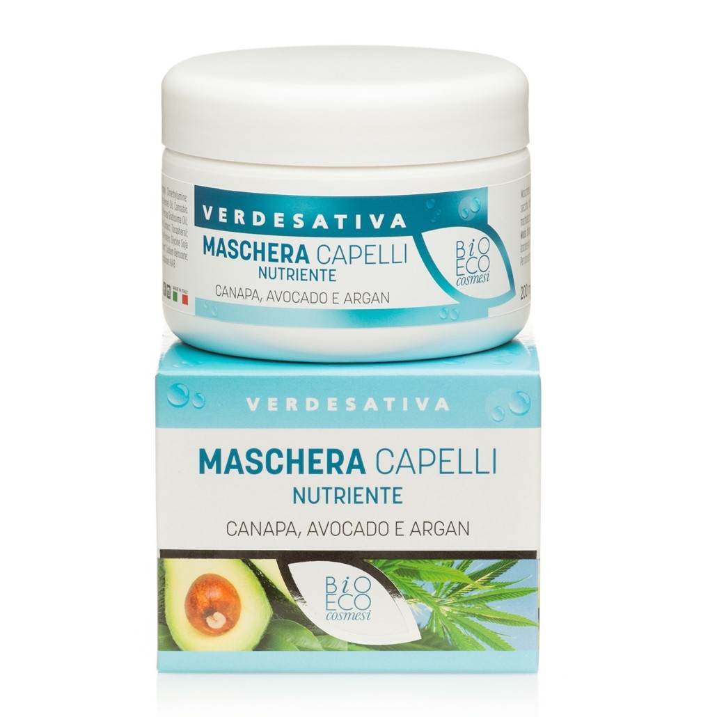 Mascarilla Capilar Nutritiva de Cáñamo, Aguacate y Argán - Yumibio Espana