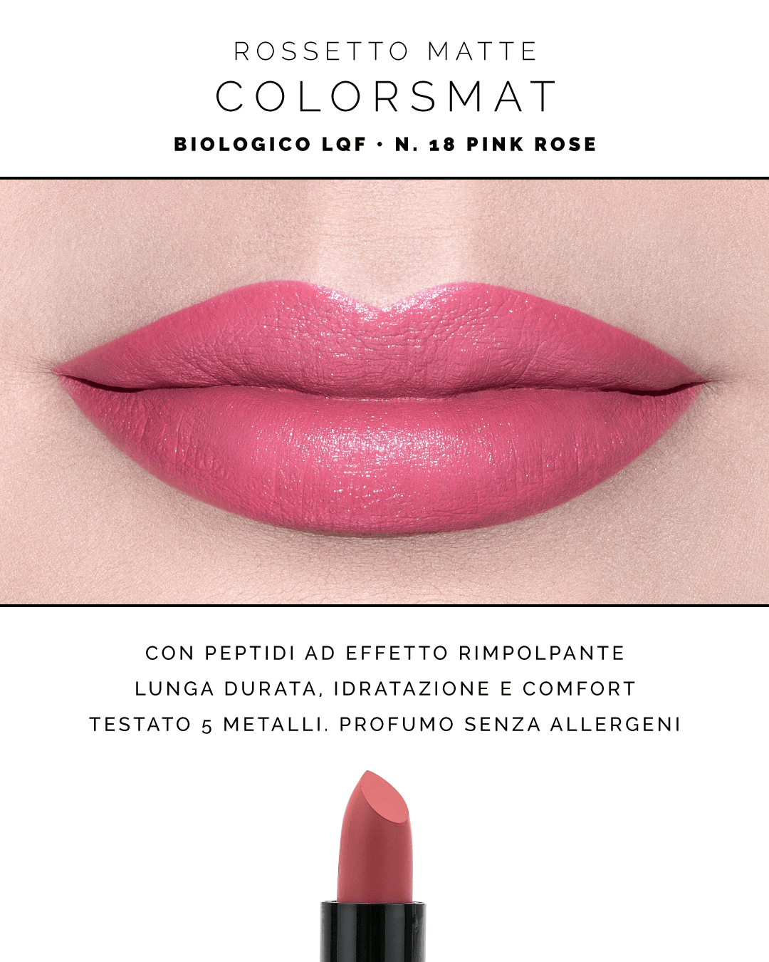 Barra de labios efecto voluminizador - Pink Rose - Yumibio Espana