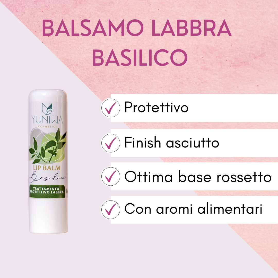 Bálsamo Labial Protector - Albahaca - Yumibio Espana
