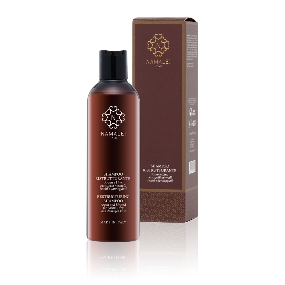 Shampoo Ristrutturante Argan e Lino - Yumibio Espana