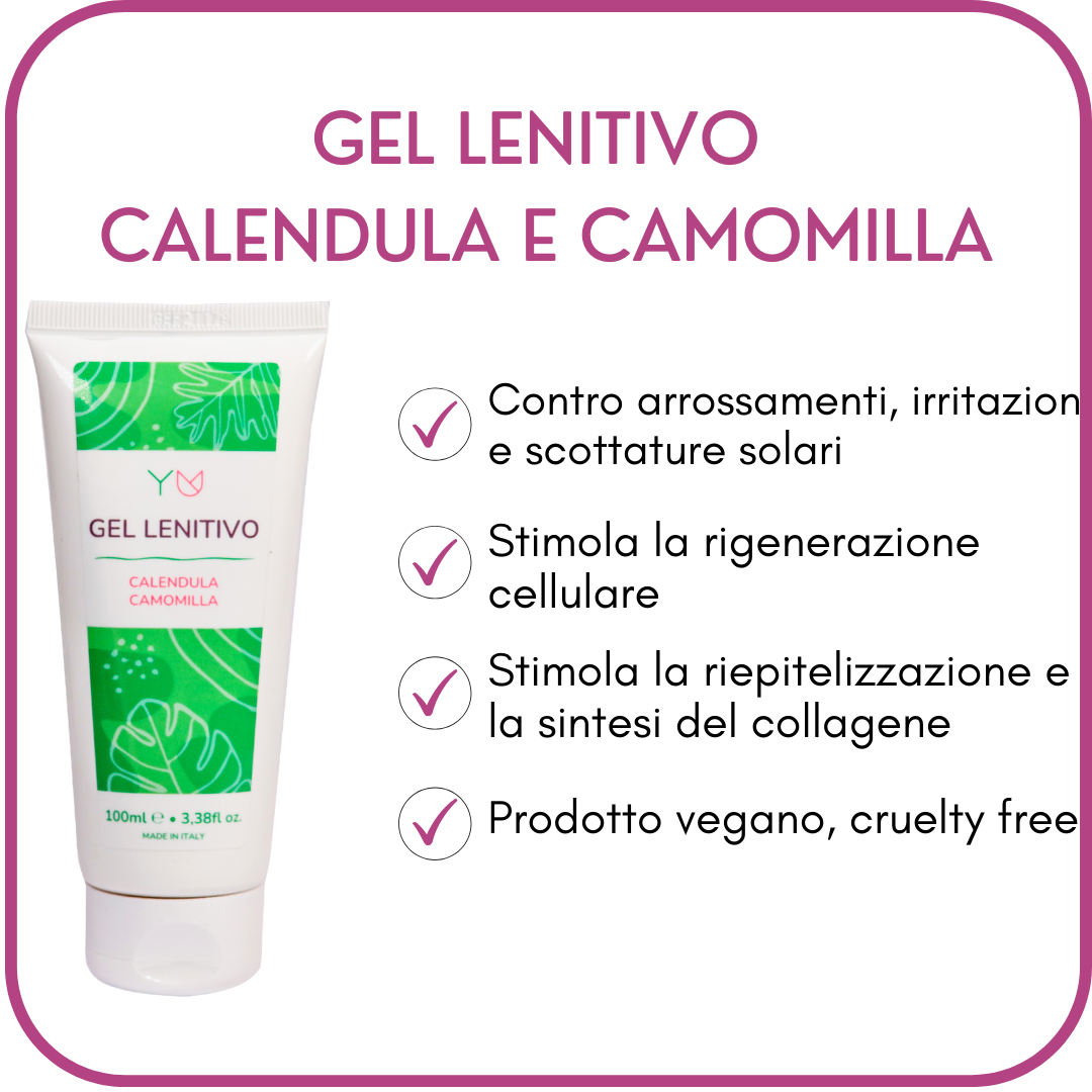 Gel Calmante de Caléndula y Manzanilla - Yumibio Espana