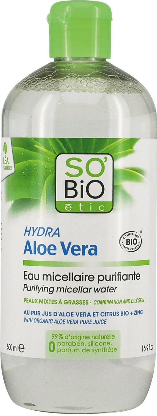 Agua Micelar Purificante Bio con Aloe Vera - Yumibio Espana