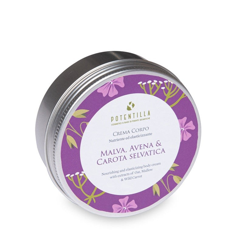 Crema Corpo Nutriente ed Elasticizzante con Avena, Malva e Carota - Yumibio Espana