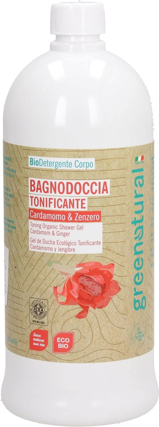 Jabón Corporal Tonificante Cardamomo y Jengibre 1 LT - Yumibio Espana