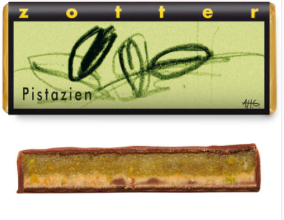 Snack de Pistacho con Chocolate con Leche y Mazapán - Yumibio Espana