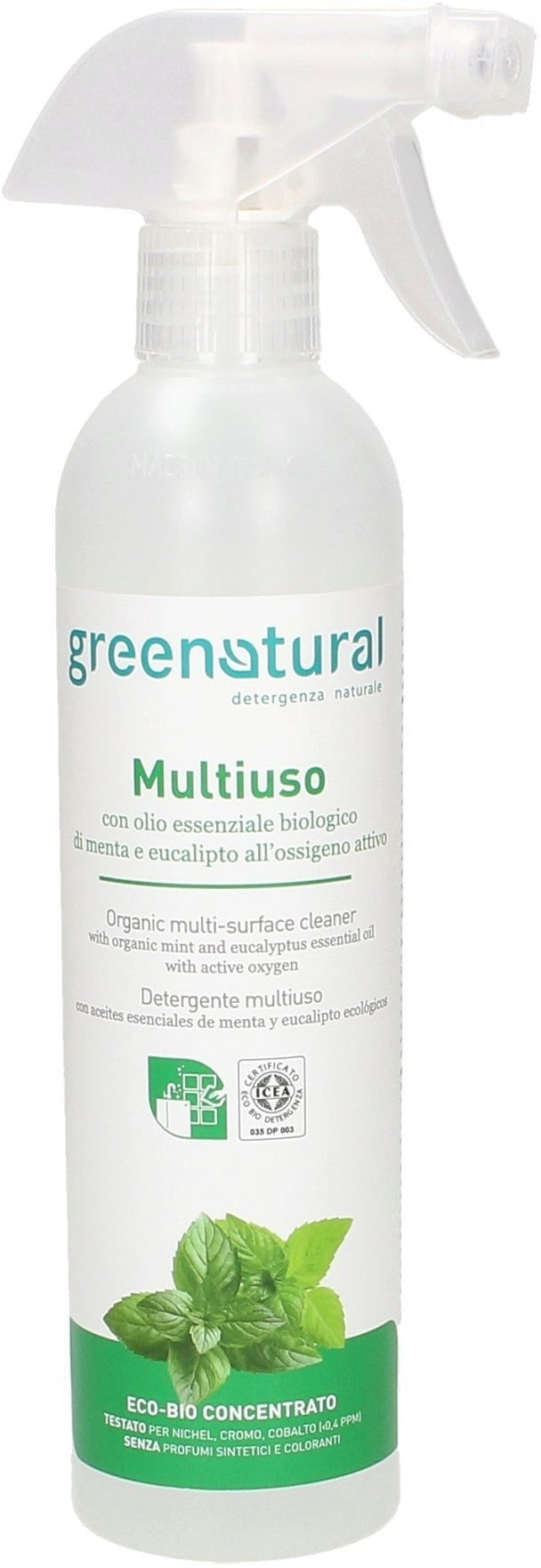 Spray Multiusos con Oxígeno Activo, Menta y Eucalipto - Yumibio Espana