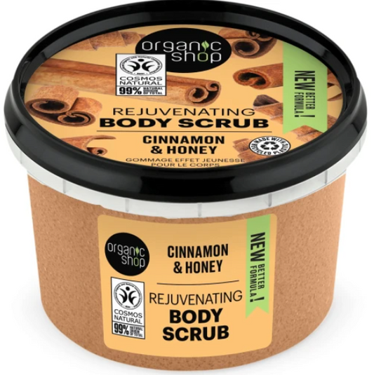 Exfoliante corporal de miel y canela - Yumibio Espana