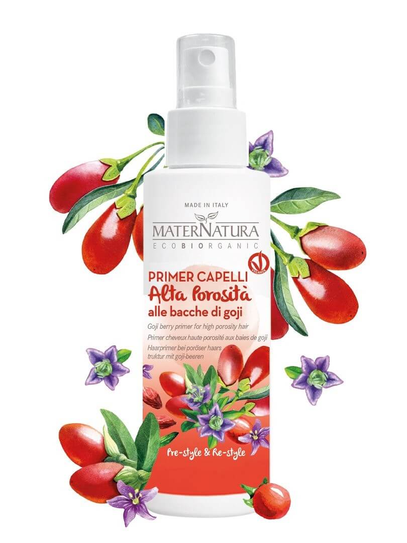 Prebase para el cabello de alta porosidad con bayas de Goji - Yumibio Espana