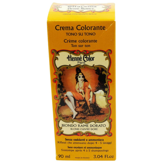 Henna en Crema Rubio Cobre Dorado - Yumibio Espana