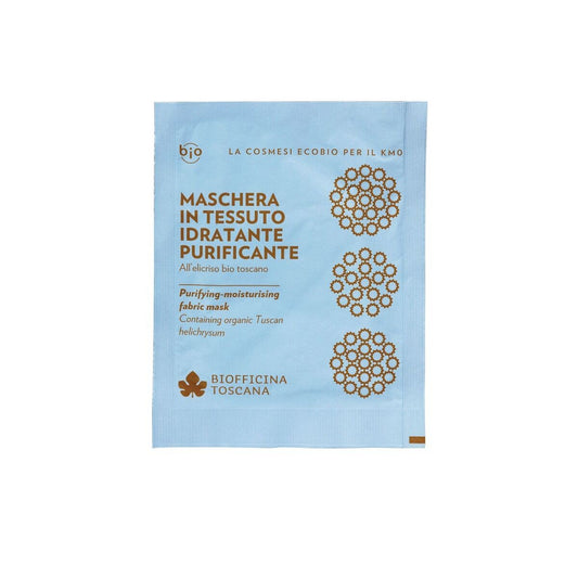 Maschera Viso in Tessuto Idratante Purificante ecobio - Yumibio Espana