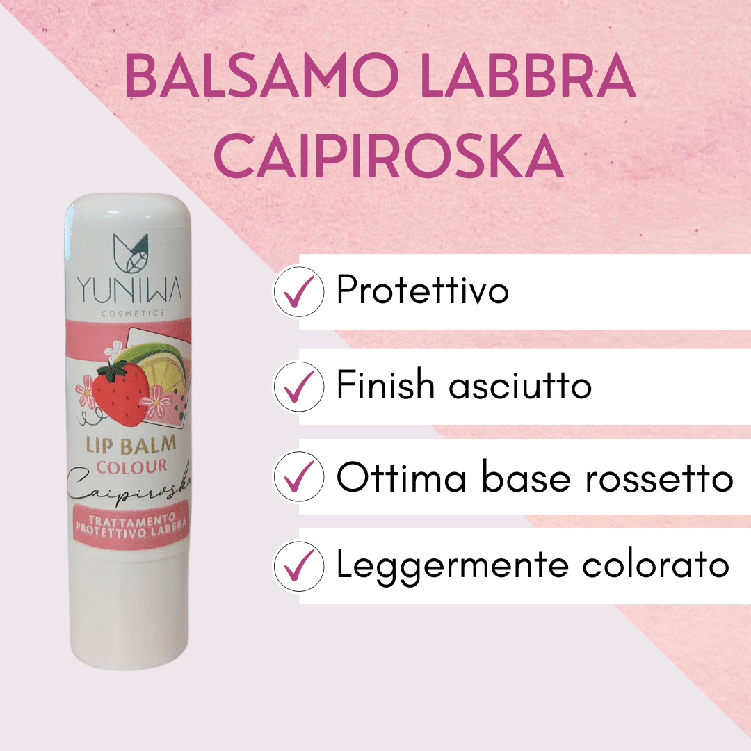 Bálsamo Labial Protector de Color - Caipiroska - Yumibio Espana