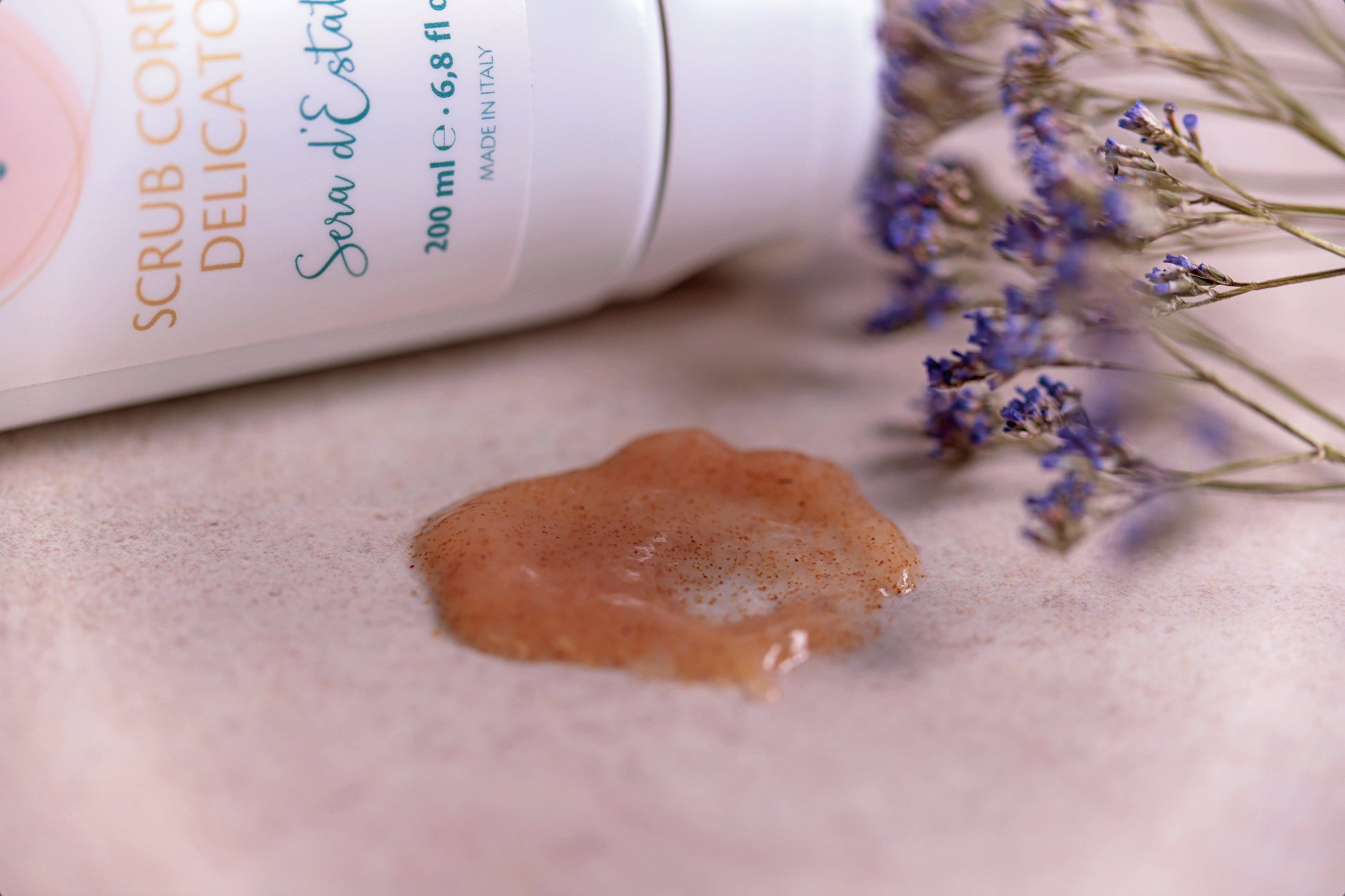 Exfoliante corporal delicado de jazmín - Noche de verano - Yumibio Espana