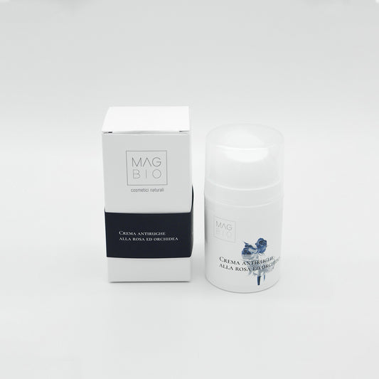 Crema facial antiarrugas con rosa y orquídea - Yumibio Espana