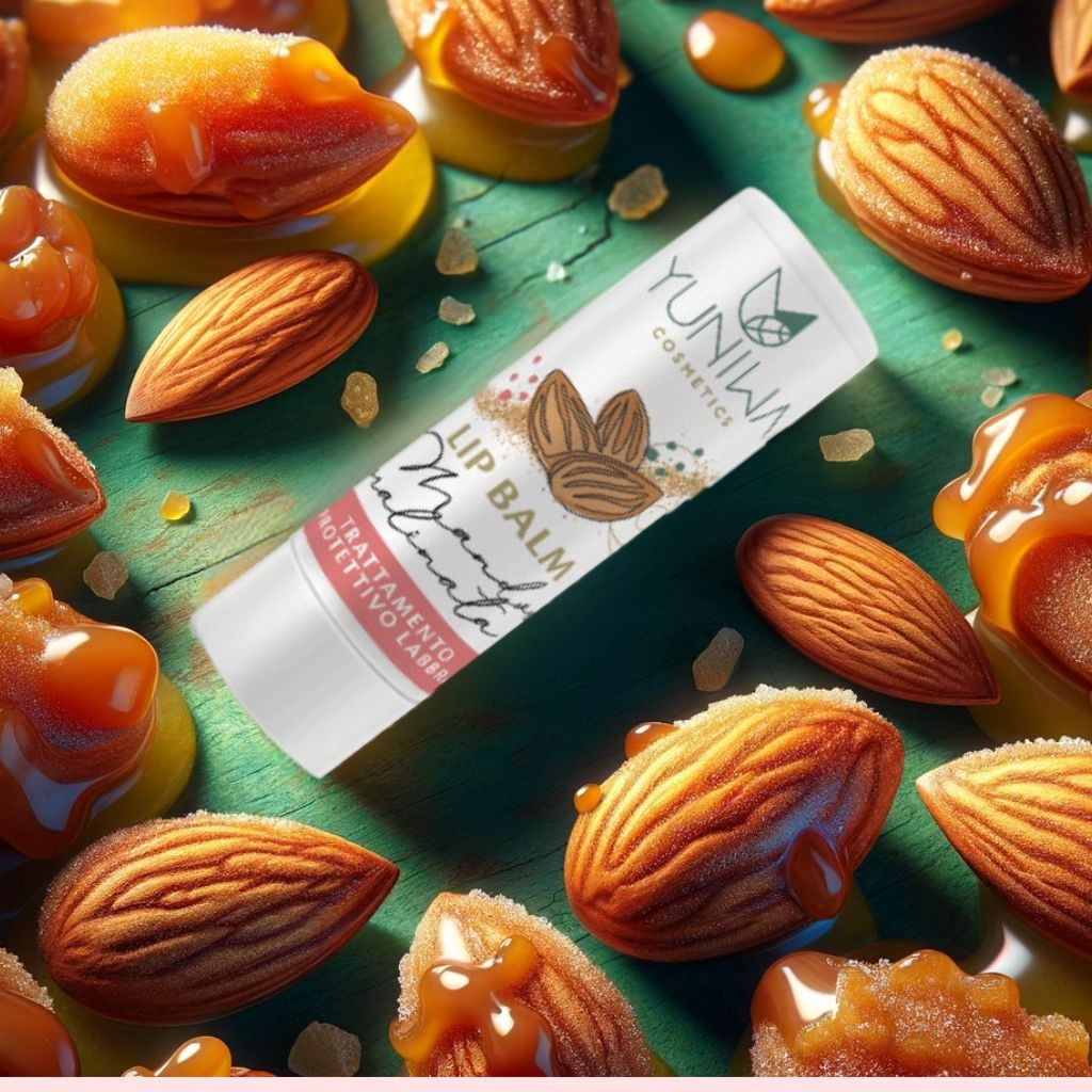 Bálsamo Labial Protector - Praliné de Almendras - Yumibio Espana