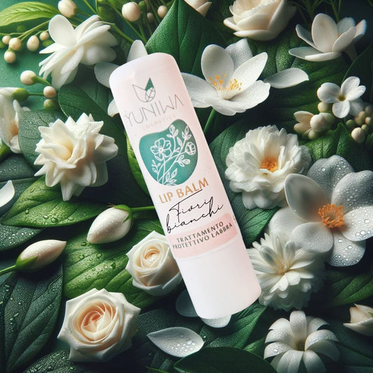 Bálsamo Labial Protector - Flores Blancas - Yumibio Espana