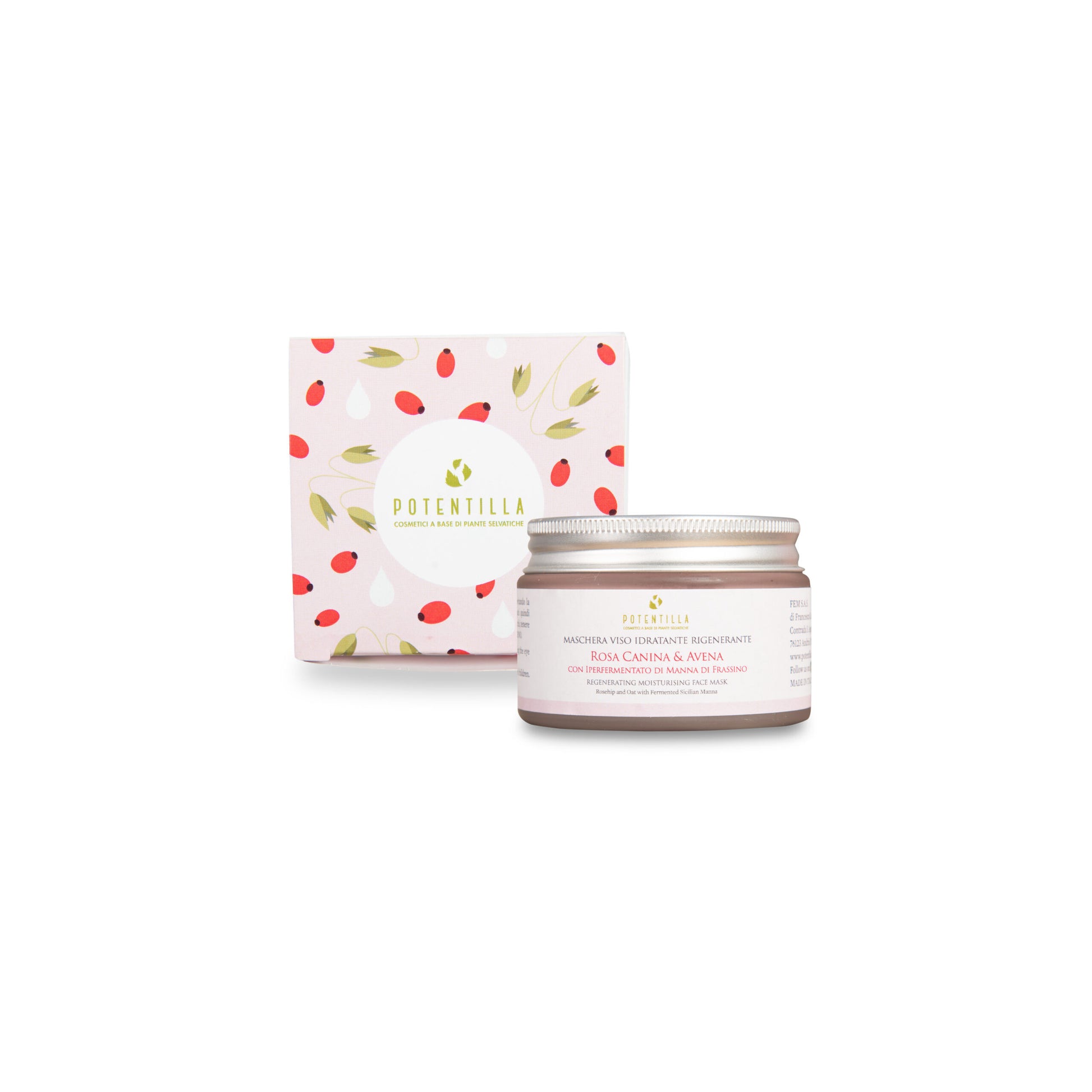 Mascarilla facial hidratante y regeneradora con rosa mosqueta - Yumibio Espana
