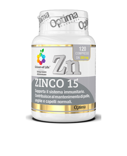 Zinc 15 - Suplemento para el sistema inmunológico, piel, cabello - Yumibio Espana