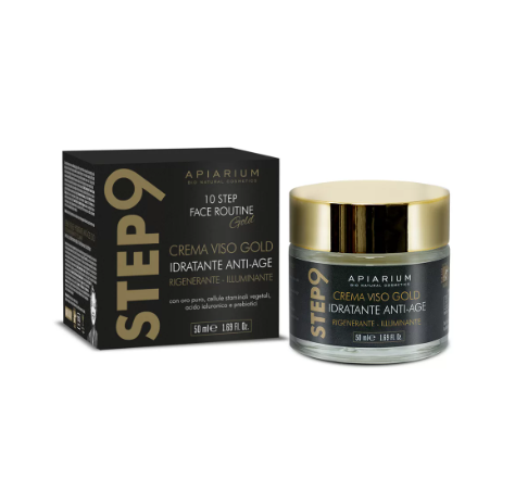 Crema facial hidratante antienvejecimiento GOLD - Paso 9 - Yumibio Espana