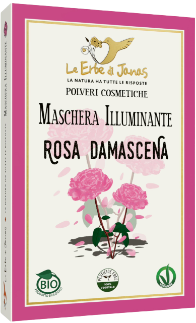 Mascarilla facial iluminadora de rosa de damasco - Yumibio Espana