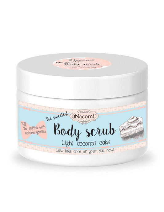 Exfoliante corporal - Pastel de coco ligero - Yumibio Espana