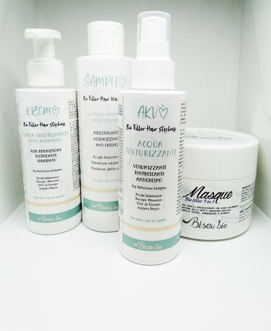 Routine Capelli all'Acido Ialuronico - Idratante e Ristrutturante - Yumibio Espana